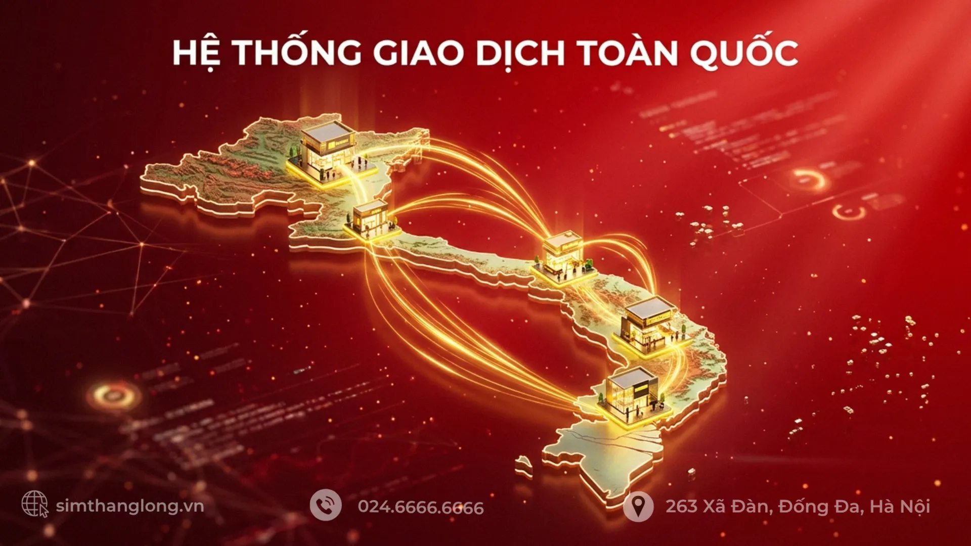 Hệ thống cửa hàng Sim Thăng Long trên toàn quốc Hệ thống cửa hàng Sim Thăng Long trên toàn quốc